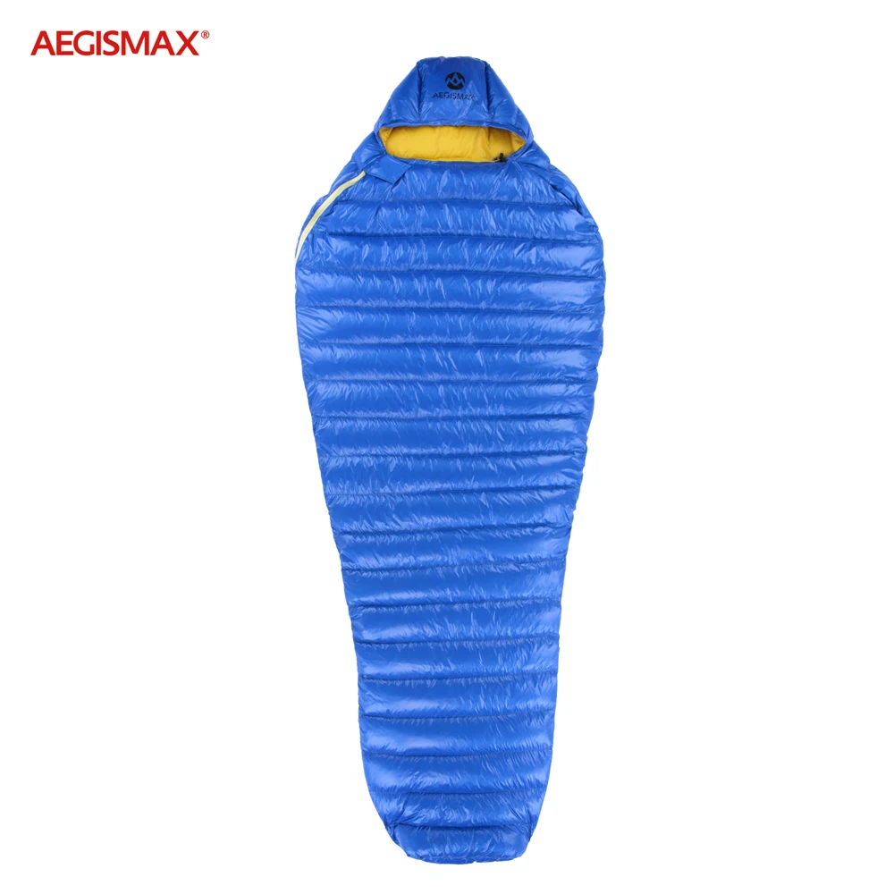 AEGISMAX LETO Goose Down Sleeping Bag Small Packing Outdoor FP700+ White  Ultralight Portable Waterproof Camping Sleeping Bag