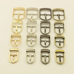 1pcs Metal Belt Buckle Fashion Special Single Pin Buckle for DIY Leather Craft Bag Strap Belt Garment Shoes Webbing 4 Sizes