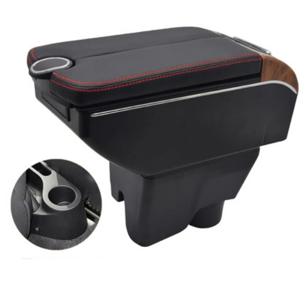 

For Morris Garages MG3 Armrest Box Arm Elbow Rest Central Console Storage Car Accessories Interior with USB Cup Holde LED