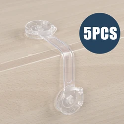 5PCS/Lot Baby Safety Lock Anti-opening Cabinet Door Refrigerator Locks Home Multi-functional Security Protection Locker Buckle