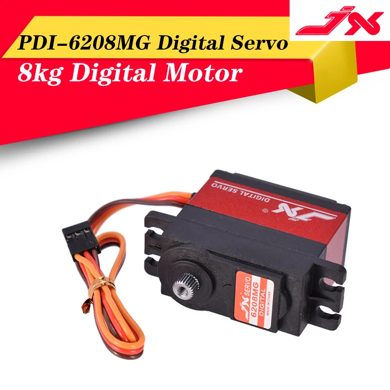 

High Quality JX Servo PDI-6208MG 8KG Metal Gear High Speed For 1/10 RC Drift Car Buggy Crawler