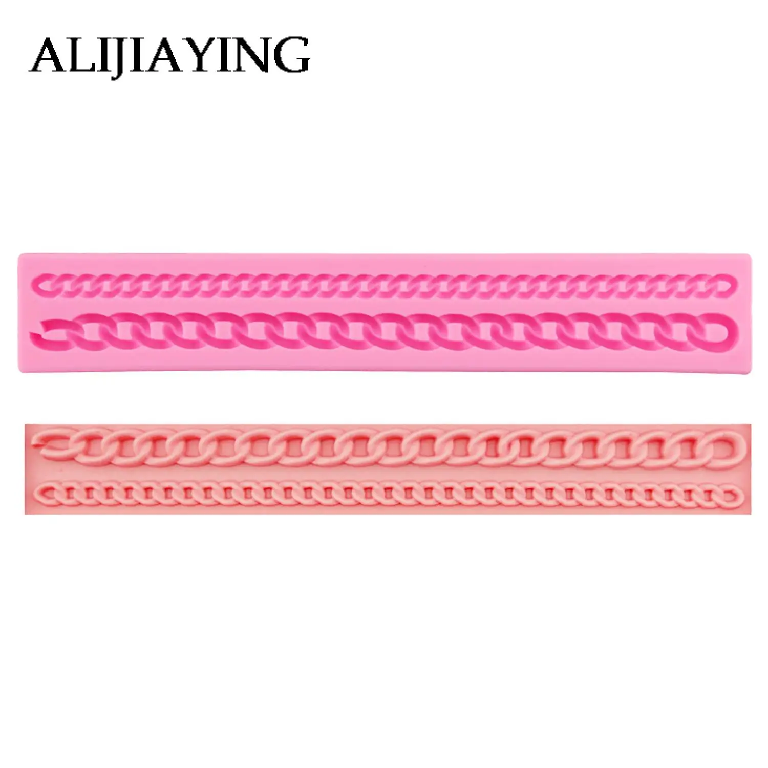 M0295  Long lace Bag Chain Shaped Silicone Mold Cake Decoration Fondant Cake 3D Mould  Silicone Mould DIY