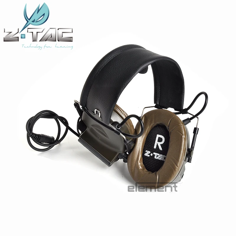 Z-Tac Softair التكتيكية سماعة Comtac II 6.0 سماعة إلغاء الضوضاء سماعة الصيد الادسنس EarphoneZ041-NEW