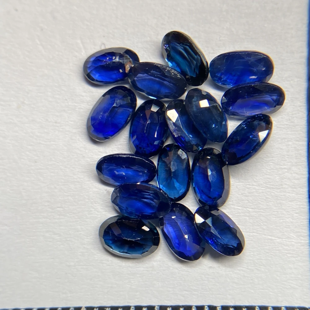 

1 Carat A Quality Oval Cut 3x5mm About 4pcs 100% Thailand Natural Original Royal Blue Sapphire Gemstones For Jewelry Making