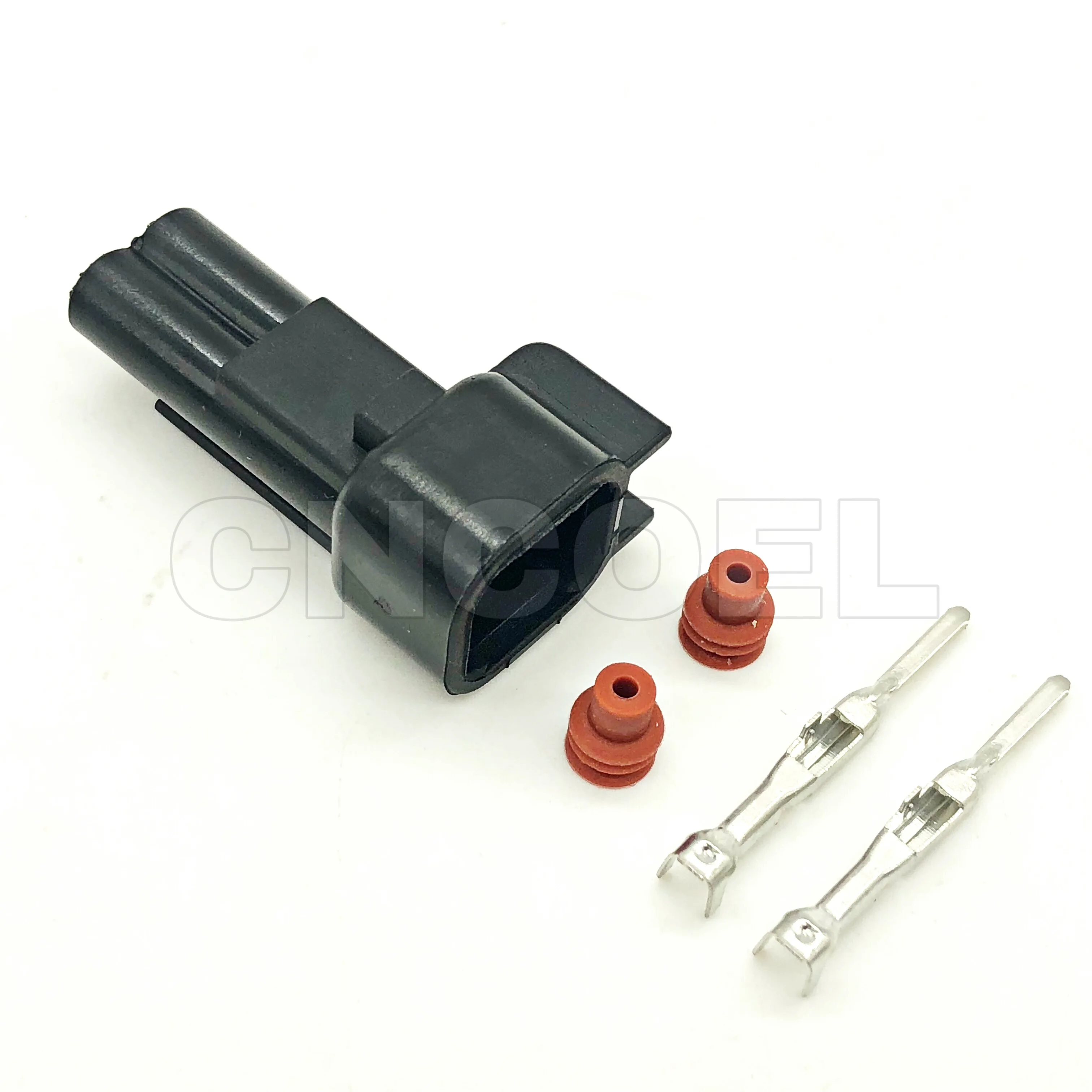 1set 2 Pin male and female ev6 ev14 USCAR Fuel Injector Pigtail Connectors  sr20det rb30 GTR FAST ls2 ls3 universal