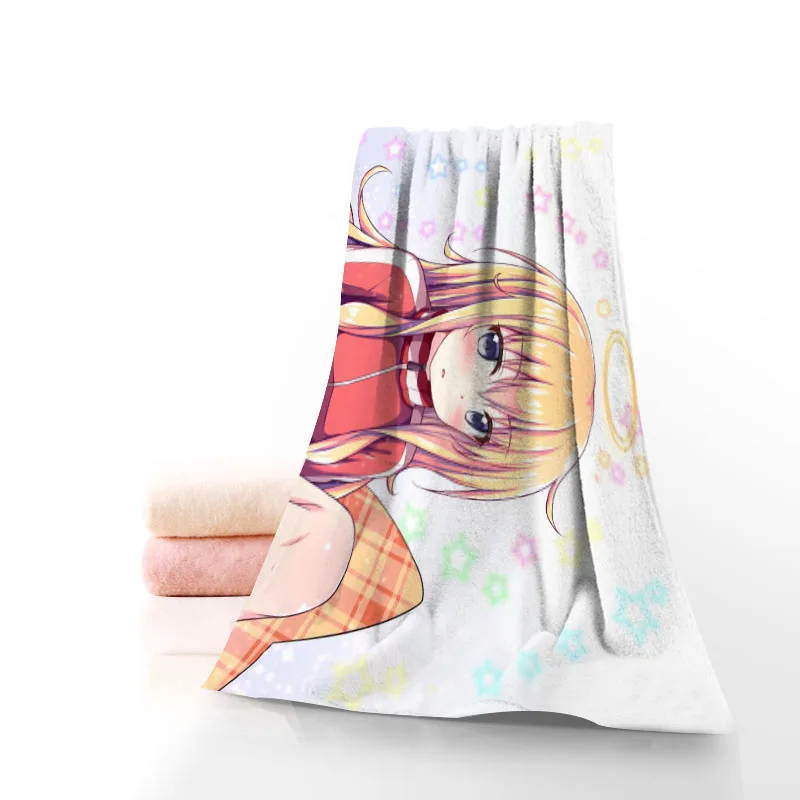 Hot Custom Gabriel DropOut Towel Printed Cotton Face/Bath Towels Microfiber Fabric For Kids Men Women Shower Towels