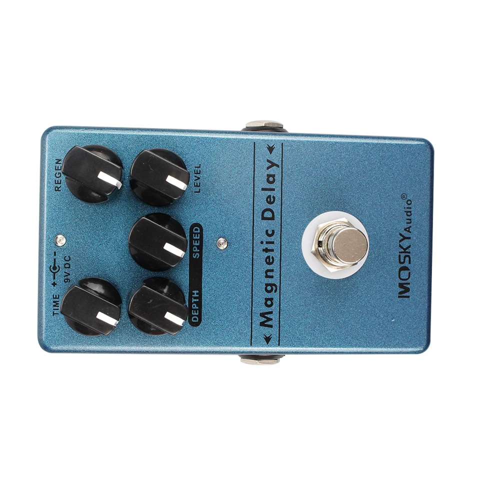 Mosky Magnetic Delay Pedal Guitar Effect True Bypass