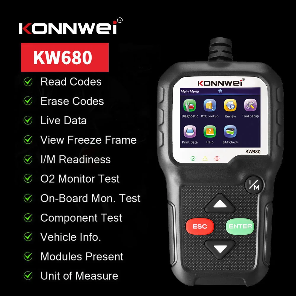 KW680 auto malfunction diagnosis scanner AUTOPHIX OM126 FOXWELL NT204