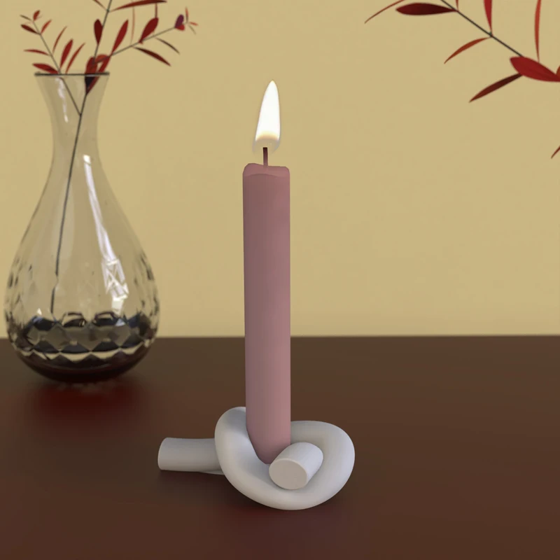 

Silicone Mold for Concrete Candle Holder Cement Winding Modeling Design Aromatherapy Candle holder Molds