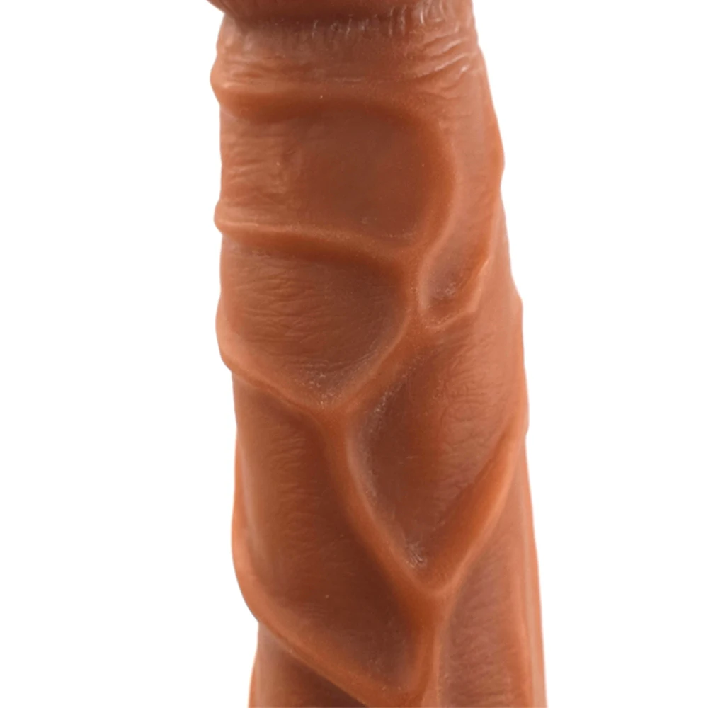 LUUK Long Dildo Realistic Imitação de vasos sanguíneos Imitador de pênis para mulher Sem vibrador Masturbação Desgaste Brinquedos para adultos Pica