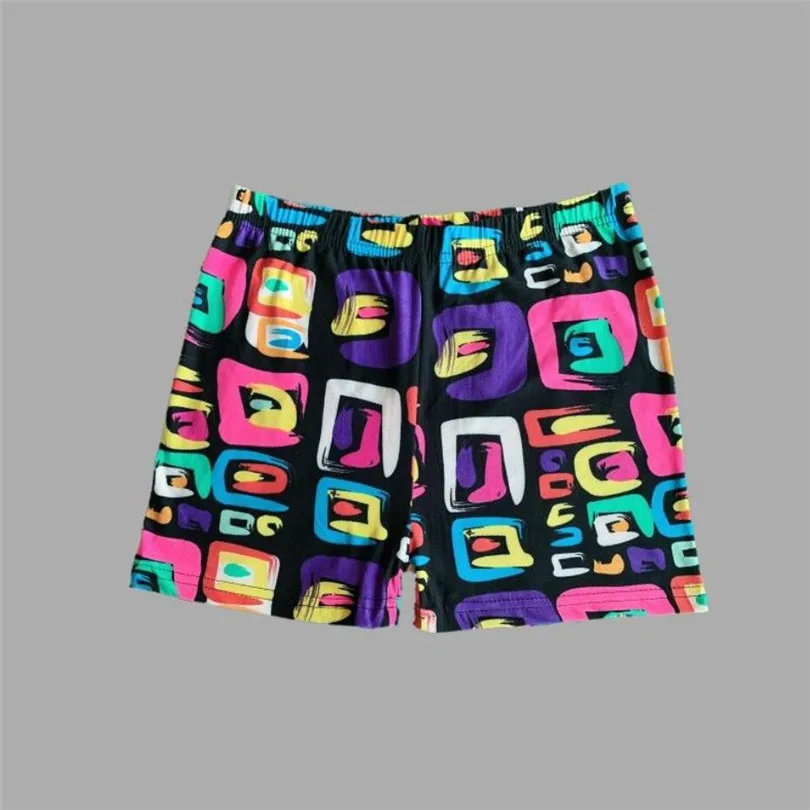 YGYEEG-pantalones cortos ajustados para mujer, Shorts elásticos con estampado de leopardo, flores y letras, cintura de entrenamiento, Verano
