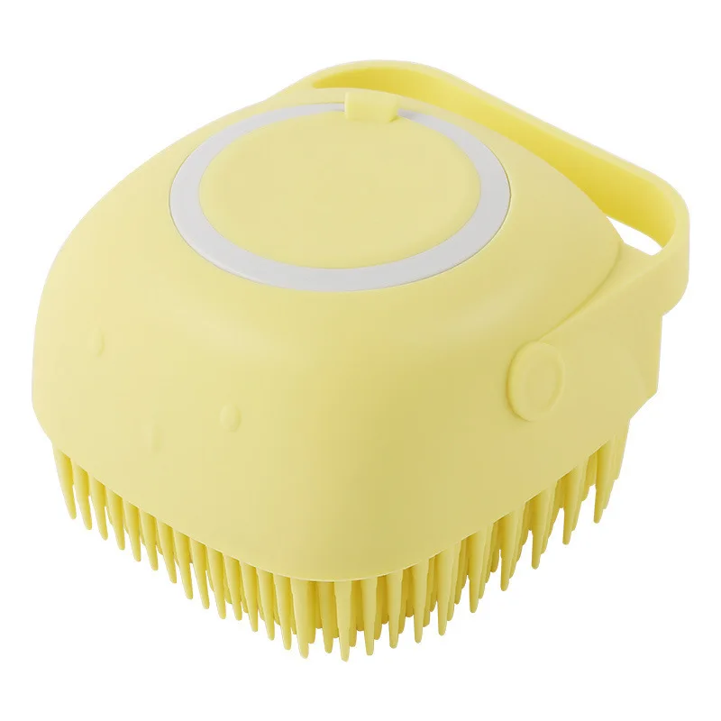 Siliconen Shampoo Badborstel Massage Kam Verzorging Scrubber Borstel Badaccessoires Baby Kids Silicon Body Scrubber
