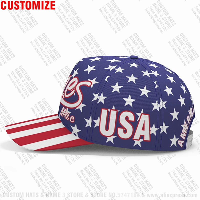 American Baseball Cap Camo Free Custom Name Number Team Logo Football Jones Usa Hat Travel Mac Us Flag 10 United States Headgear