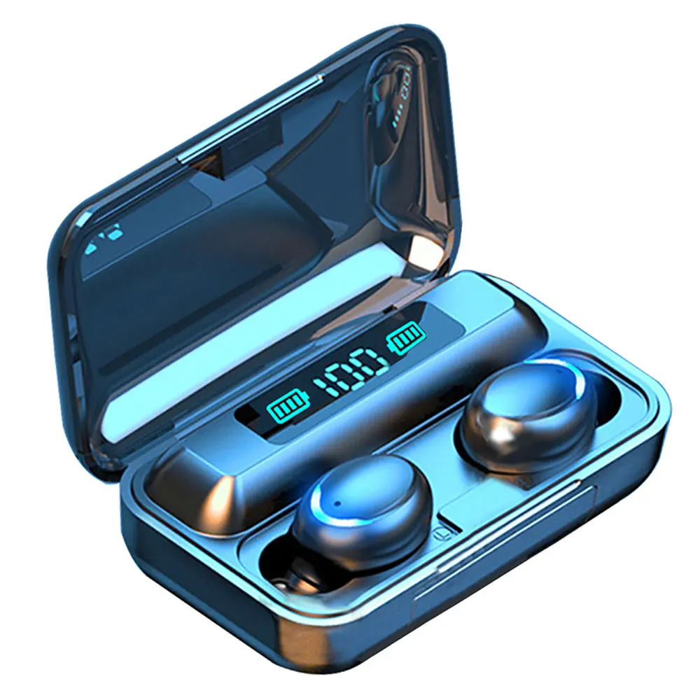 مقاوم للماء IPX7 سماعة لاسلكية تعمل بالبلوتوث سماعة بلوتوث 5.0 التحكم باللمس شاشة ديجيتال سماعات 4000mAh قدرة وقت اللعب الطويل