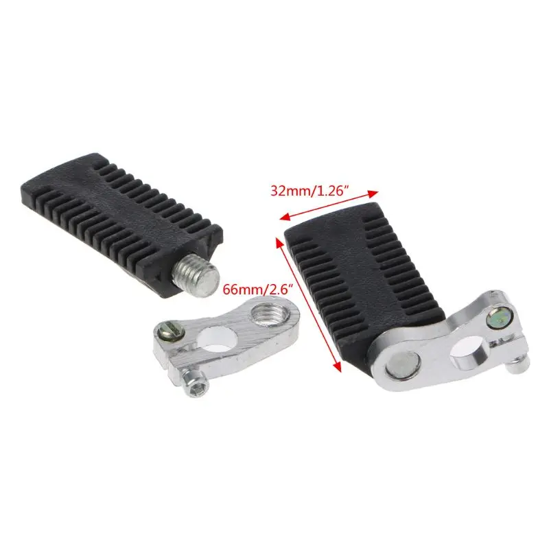 Motorcycle Pedals Foot Pegs Rest Footrests Footpegs For 47/49cc Pocket Dirt Bike Mini Moto Quad ATV