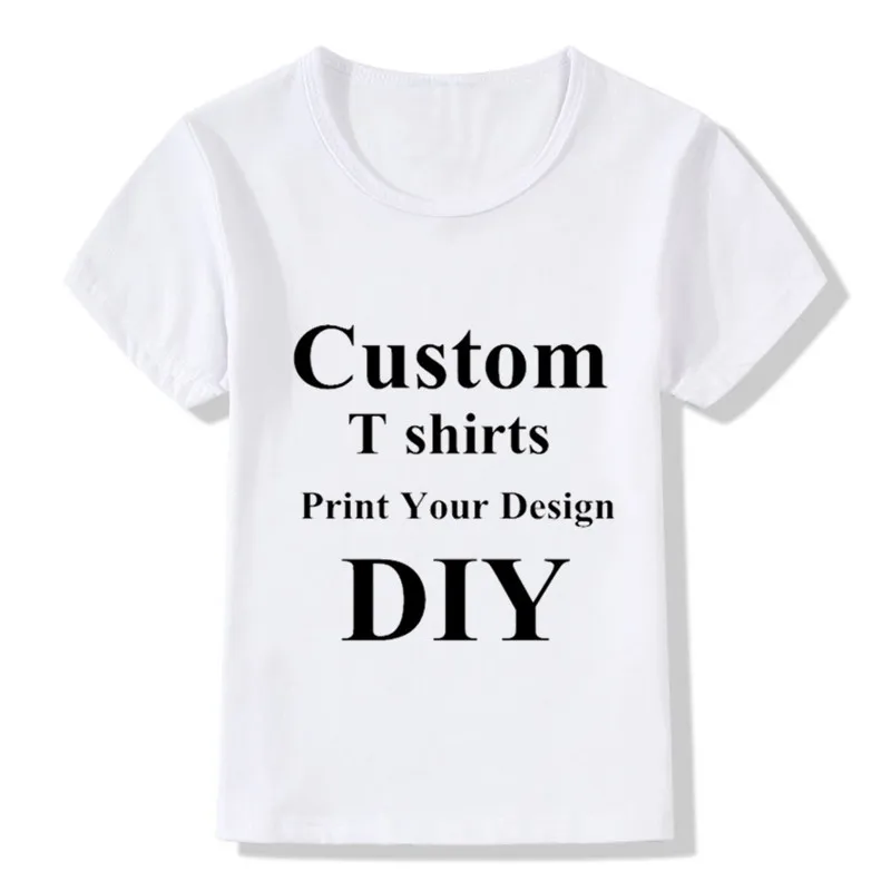 Custom Chirdren T-Shirts DIY Print Your Design Boys/Girls DIY Tee Shirts Tops,Front and Back DIY Print Contact Seller Frist