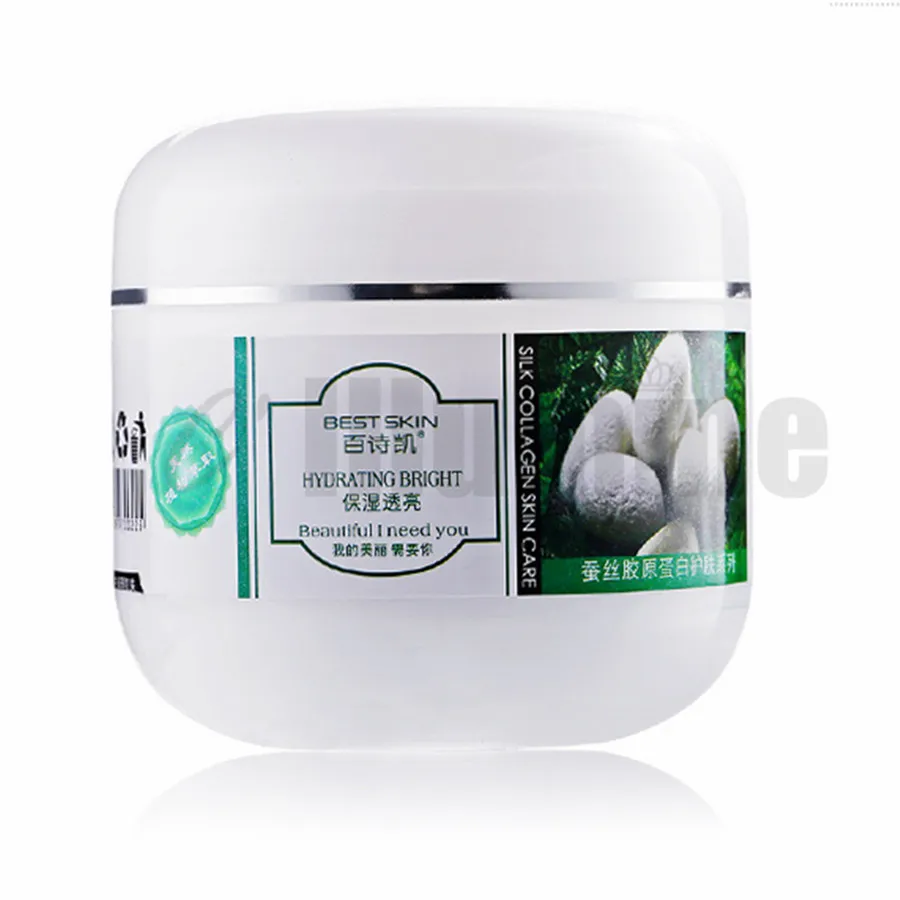 Crème hydratante en soie au collagène pour Salon de beauté, prévient les peaux rugueuses, 500g