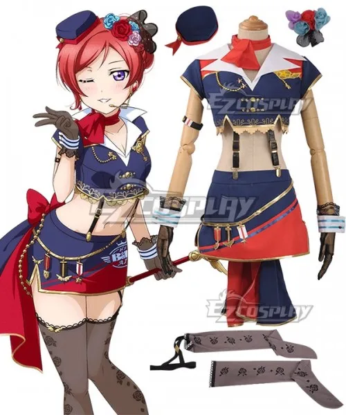 Love Live! Lovelive! Transformed Sky Maki Nishikino Party Festival Dress Halloween Party Girls Adult Dress Cosplay Costume E001