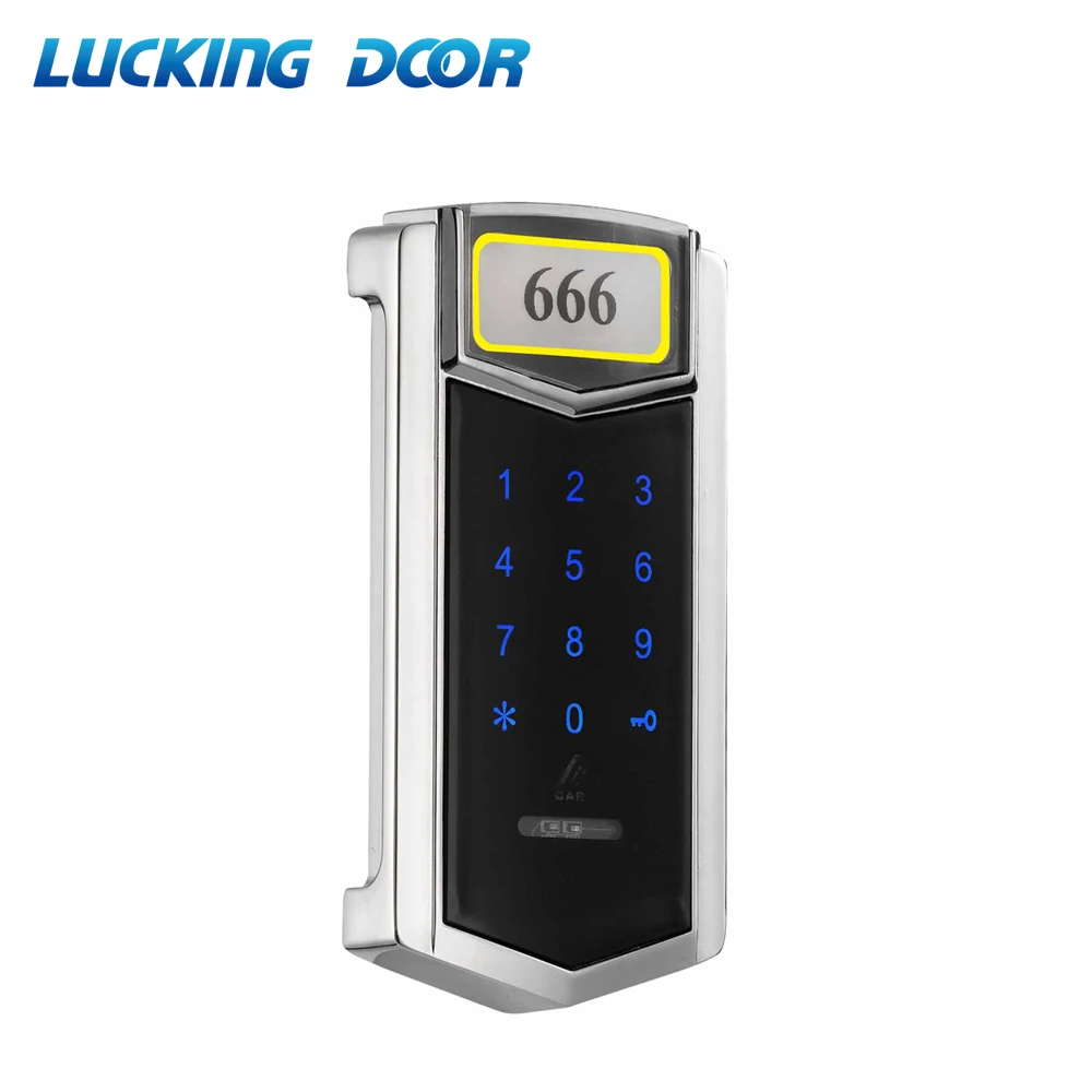 For cabinet locker sauna and office hotel home swimming pool Electronic locker Smart door lock swipe card keyboard Golden lock