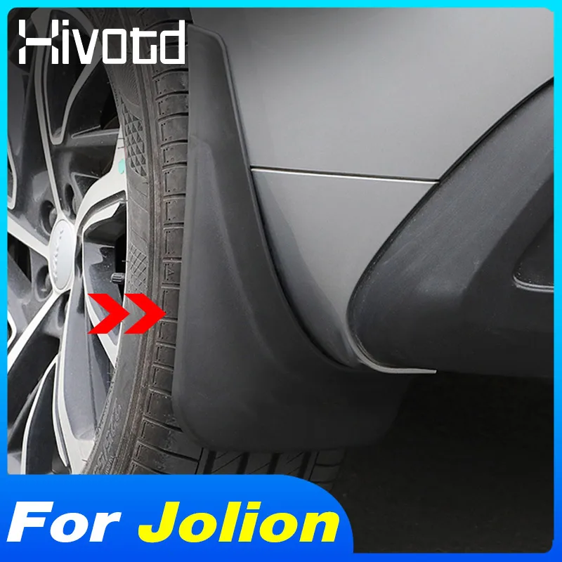 Fender Cover Car Mud Flaps Plastic Mudflaps Splash Guards Mudguards Exterior Parts Protection For Haval Jolion Accessories 2023