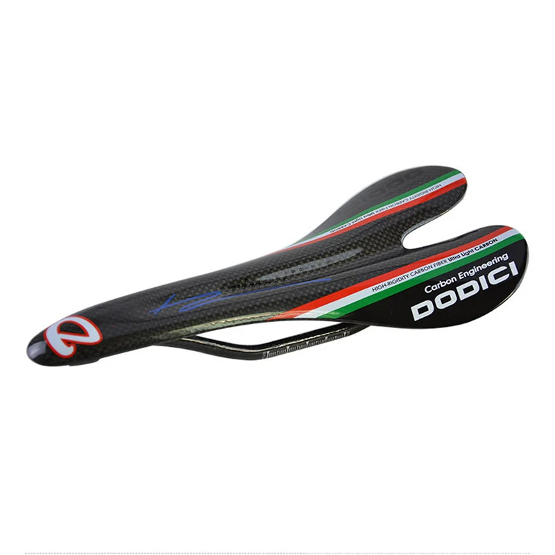 DODICI-Full Carbon Saddle, Ultralight, Road Bike, MTB Cycling, Bicycle Seat, 104g