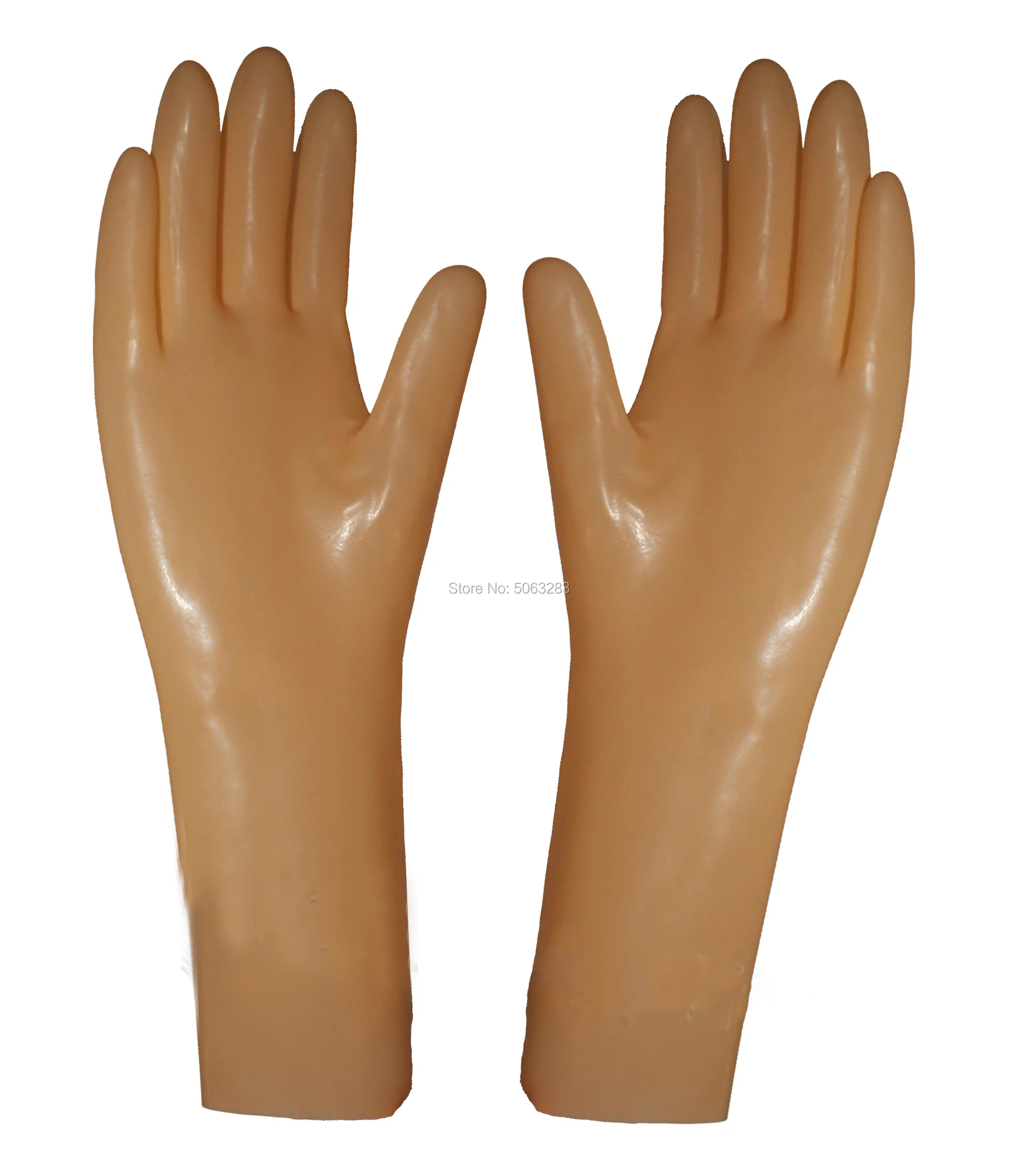 HAUT LATEX KURZE GLVOES GRÖßE M