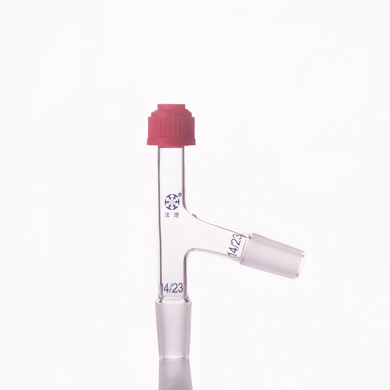 

Distillation Adapter,75 Degree with Chem-Thread,Down joint 14/23,Side joint 14/23,Screw distillation head with cap nut