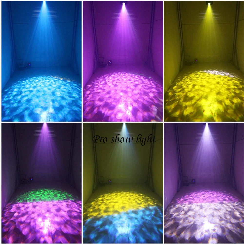 Remote Control 30W/50W/100W RGB 3IN1 LED Water Wave Ripple Disco Stage Light Party Pattern Lighting Show Laser Projector Effect