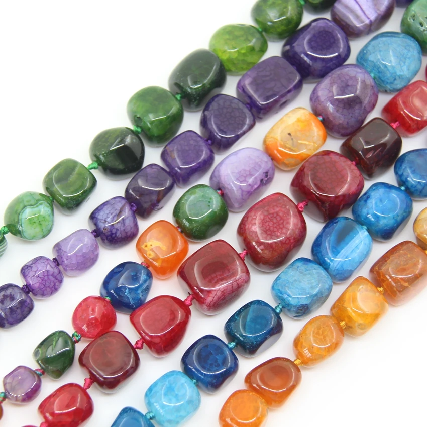 Natural Agates Graduate Nugget,Mix Colour Freeform Cut Dragon Vein Onxy, For Pendant Necklaces Bracelet Earring Jewelry Mak