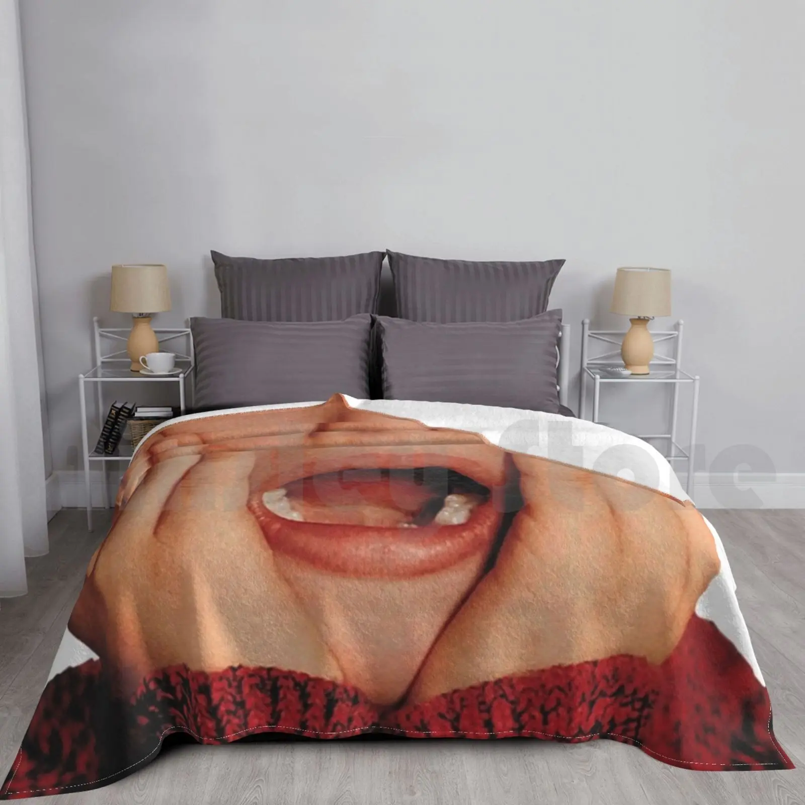 Kevin Mccallister Shocked Face ( , Accessories Etc. ) Blanket For Sofa Bed Travel Home Alone Home Alone