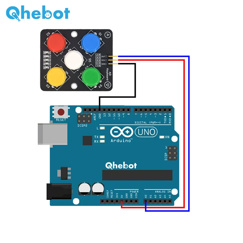 Module de clé analogique à 5 chiffres, Module de clavier AD, bloc de construction électronique, Module de clé