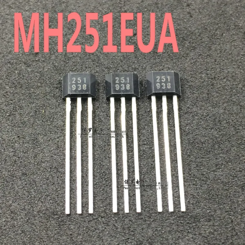 10 pz 100% nuovo originale MH251EUA serigrafia 251 CMOS uscita Hall switch element Omnipolar Hall sensor stock reale