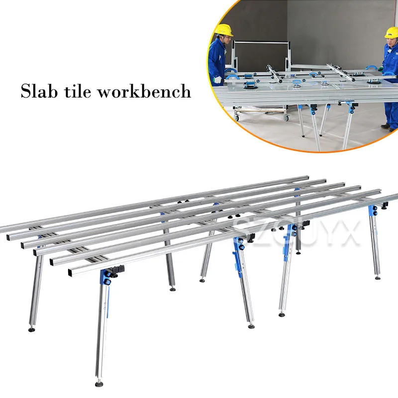 Plate ceramiccutting workbench tile rock plate stone hole cuttingchamfering cutting table surface paving flat table workbench