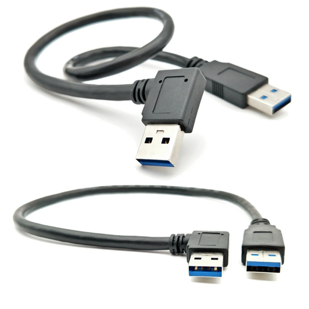 90 grad Right angle USB 3,0 USB 3,0 Typ A Stecker auf Gerade EIN Typ Männlichen Daten Kabel 40cm