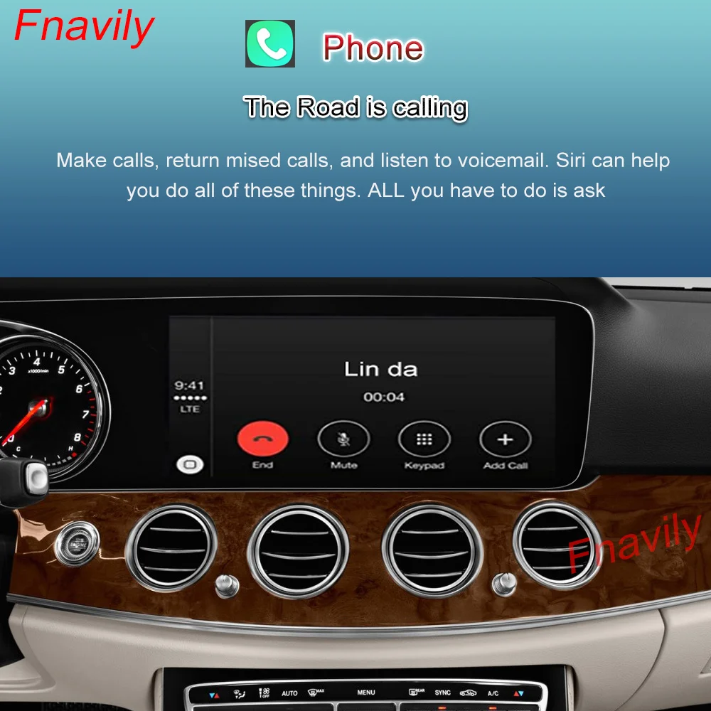 Fnavily OEM Retrofit Wireless CarPlay For Mercedes Benz S-Class W222 E-Class W213 Apple CarPlay And Android Auto Retrofit Kit