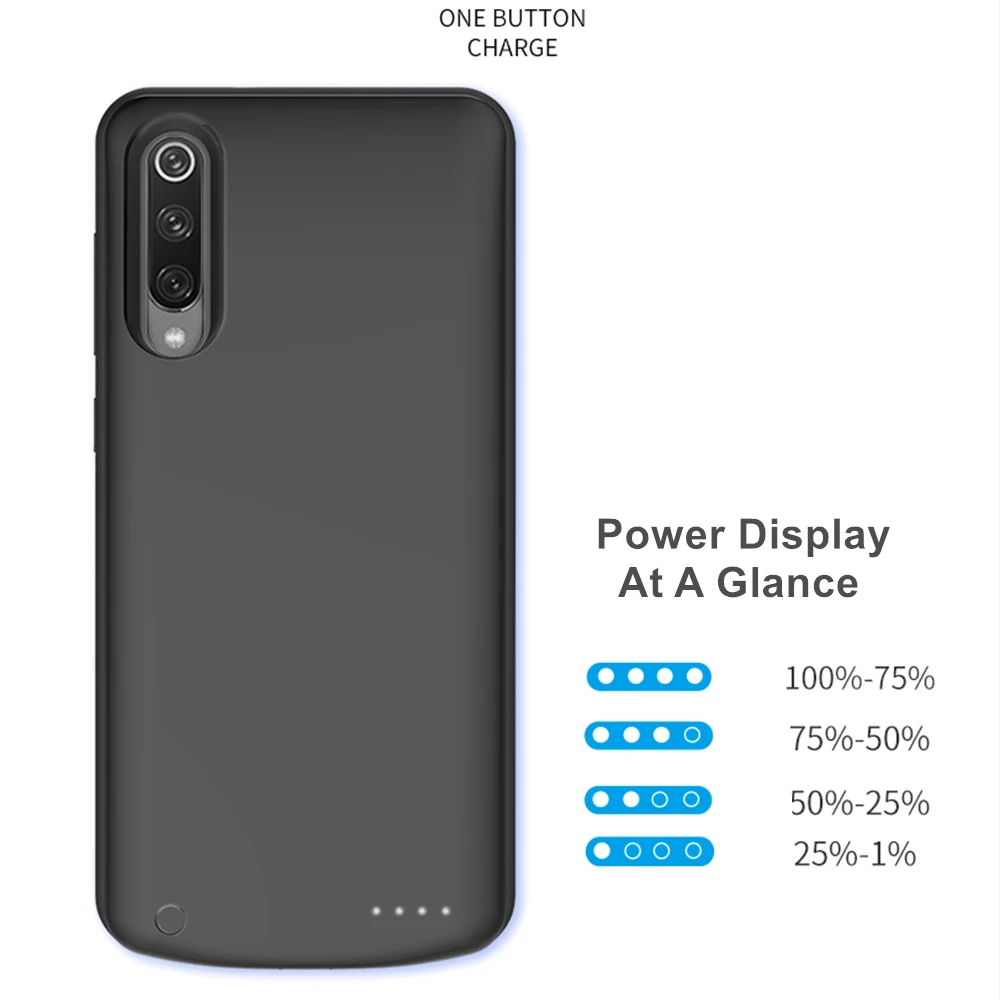 6500 Mah For Xiaomi Mi 9 9 SE Battery Case Smart Phone Battery Cover Mi9 Power Bank For Xiaomi Mi 9 SE Charger Case