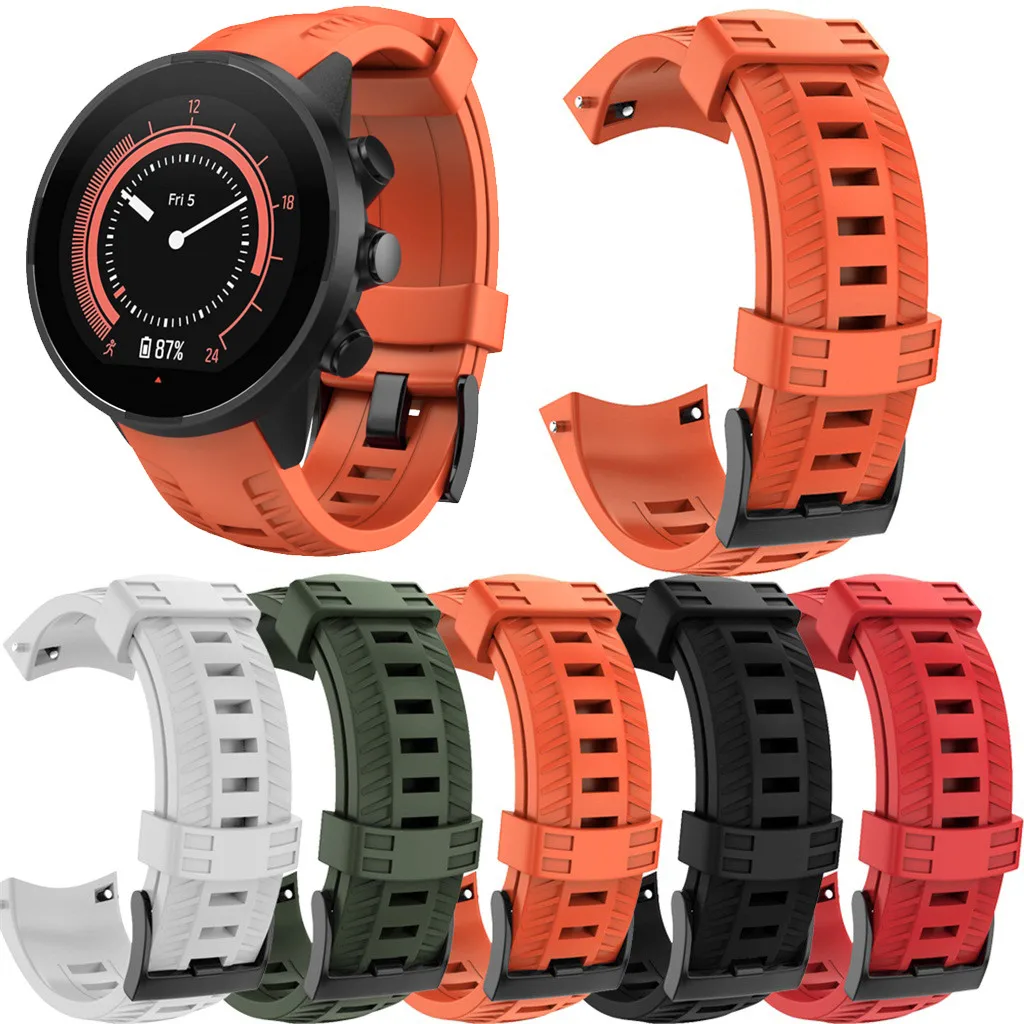 

Спортивный силиконовый ремешок для смарт-часов SUUNTO 9/ Baro, модный браслет, аксессуары для смарт-часов