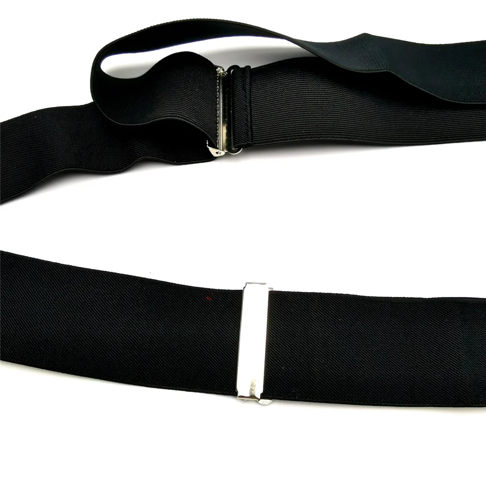 Tirantes grandes y fuertes para hombre, tirantes Unisex de 50mm de ancho, 5 colores sólidos, Tirantes ajustables de alta elasticidad para trabajo