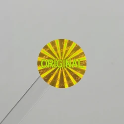 2000pcs 18mm  Holographic Stickers Tamper Proof Original Security Label,  Warranty VOID  Sticker