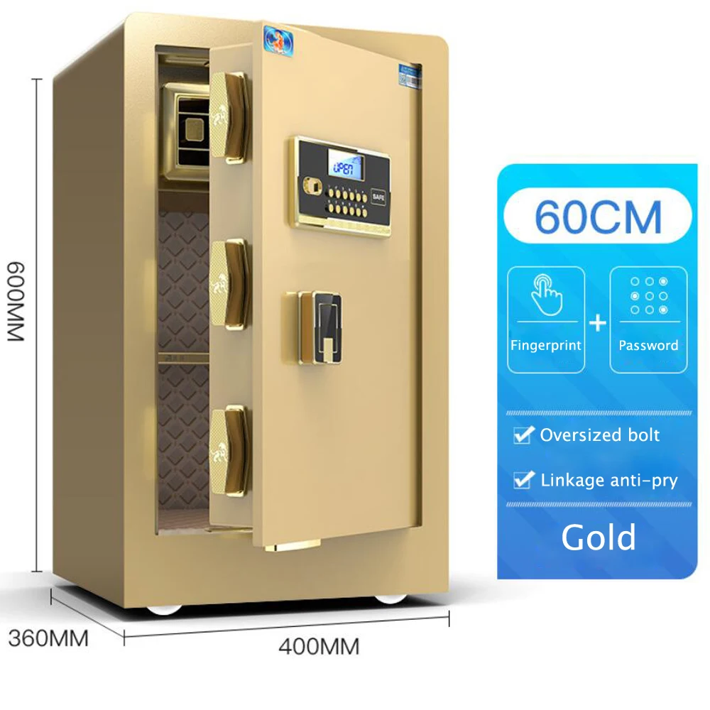 Safes-صندوق تخزين إلكتروني مضاد للسرقة ، بنك أمان ، مجموعة تخزين المجوهرات ، المنزل ، المكتب ، LBXX025