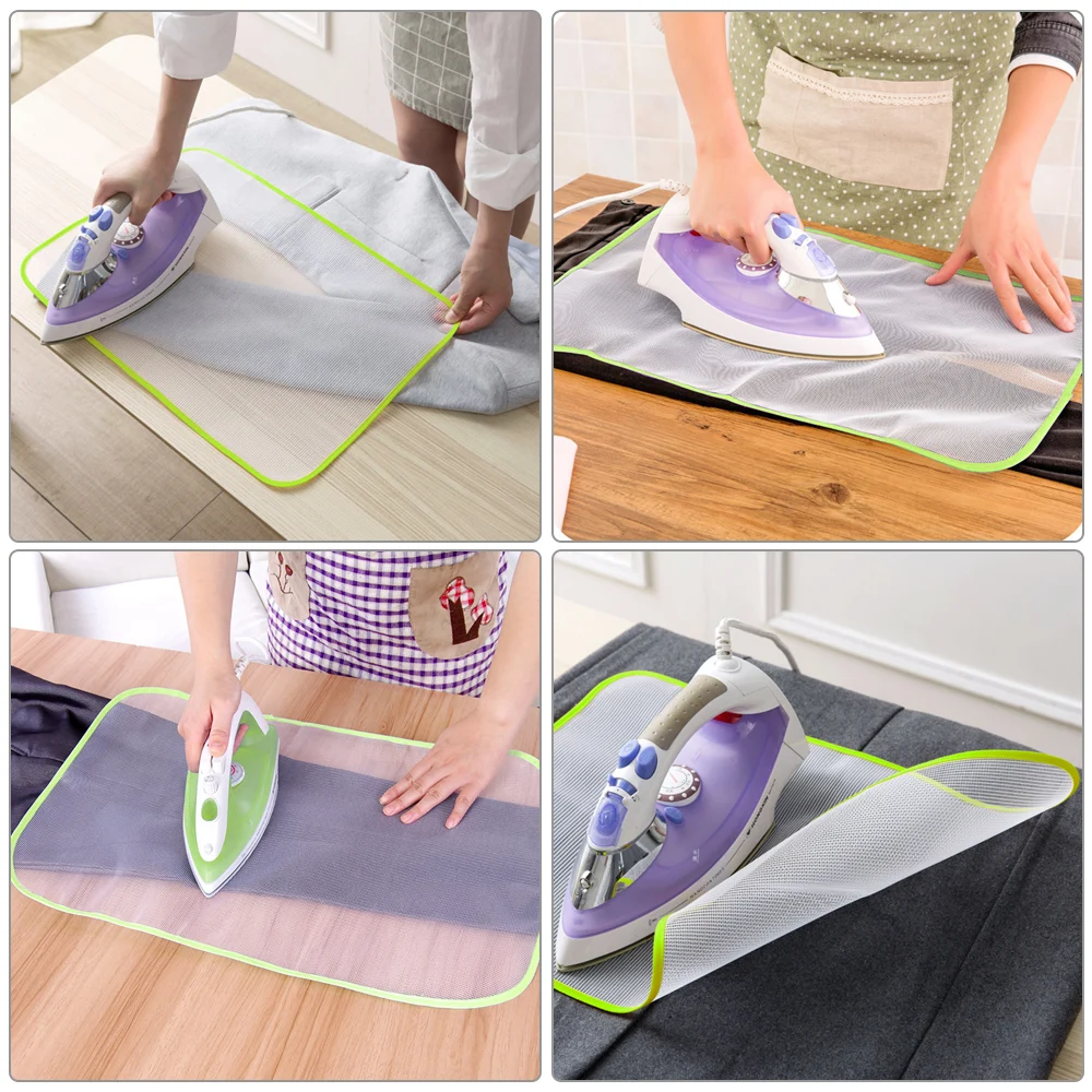 Against Pressing Pad Ironing Cloth Guard Random Colors Protective Insulation Ironing Board Cover Household Protective Press Mesh