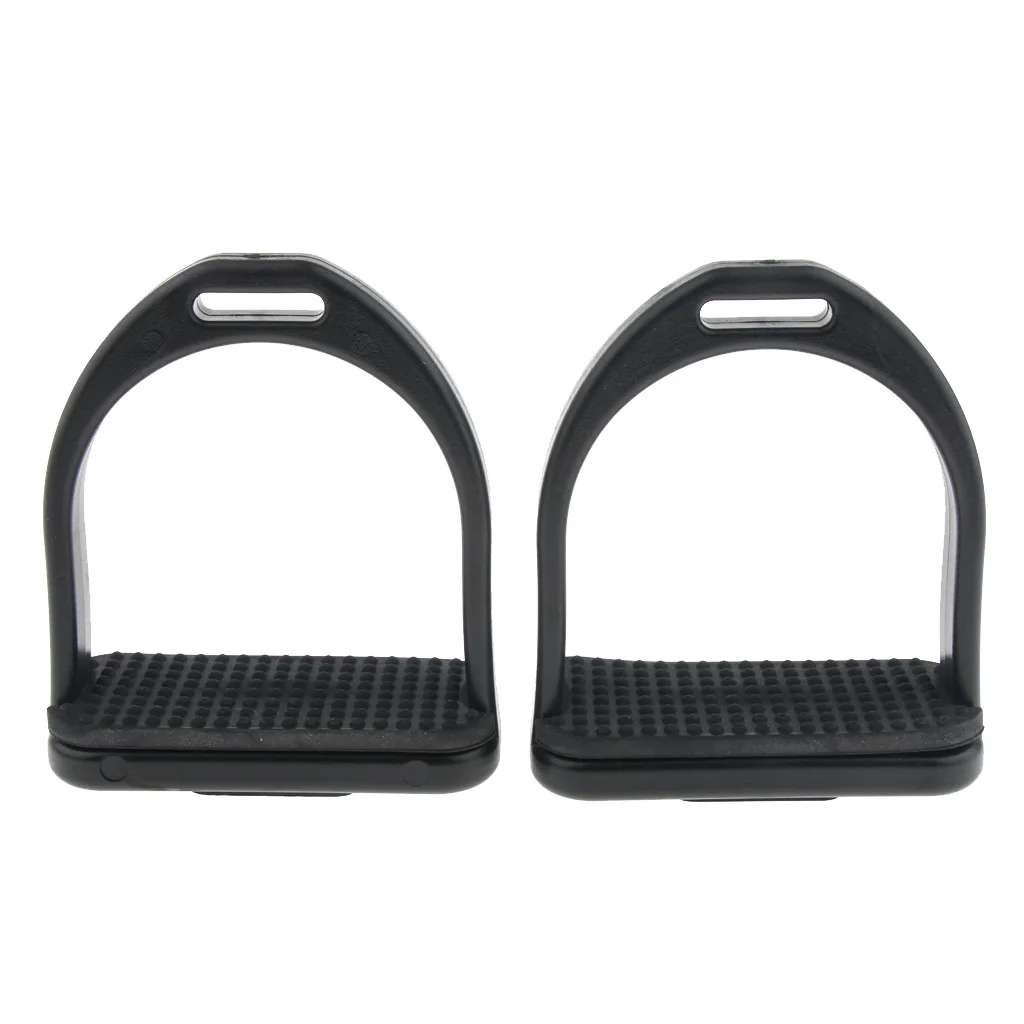 Horse Saddle English Stirrups Horse Riding Double Jointed Wide Track Stirrups