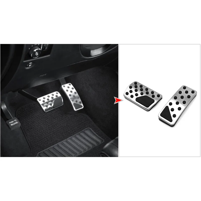 

2PCS Gas Brake Pedal Cover Set Fit for Jeep Grand Cherokee Dodge Durango 2011 2012 2013 2014 2015 2016 2017 2018 Accessories