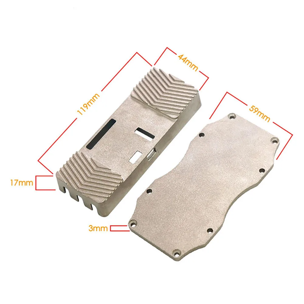 Maytech ชุดควบคุมความเร็วไฟฟ้าสำหรับ MTSPF50A, ชุดระบายความร้อนทำจากอะลูมิเนียม