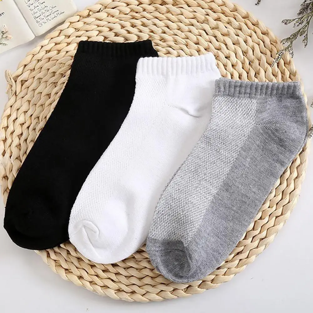 Chaussettes de Sport unisexes, 1 paire, chaussettes de Sport en Nylon absorbant élastique pour la maison, confortables, respirantes, de couleur unie