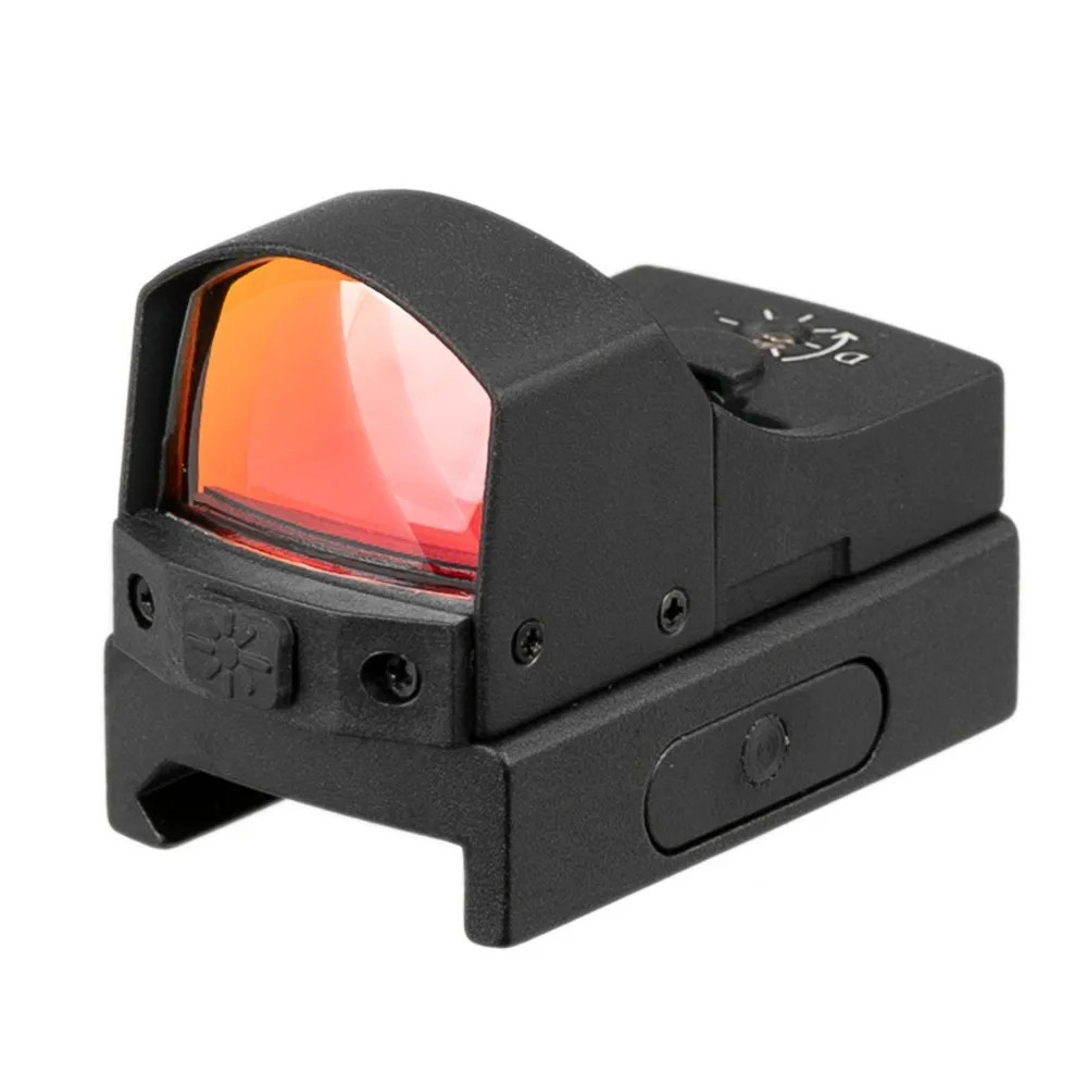 Red Dot Sight Scope Tactical Mini Compact Holographic Adjustable Brightness Reflex Light Rifle Pistol Hunting