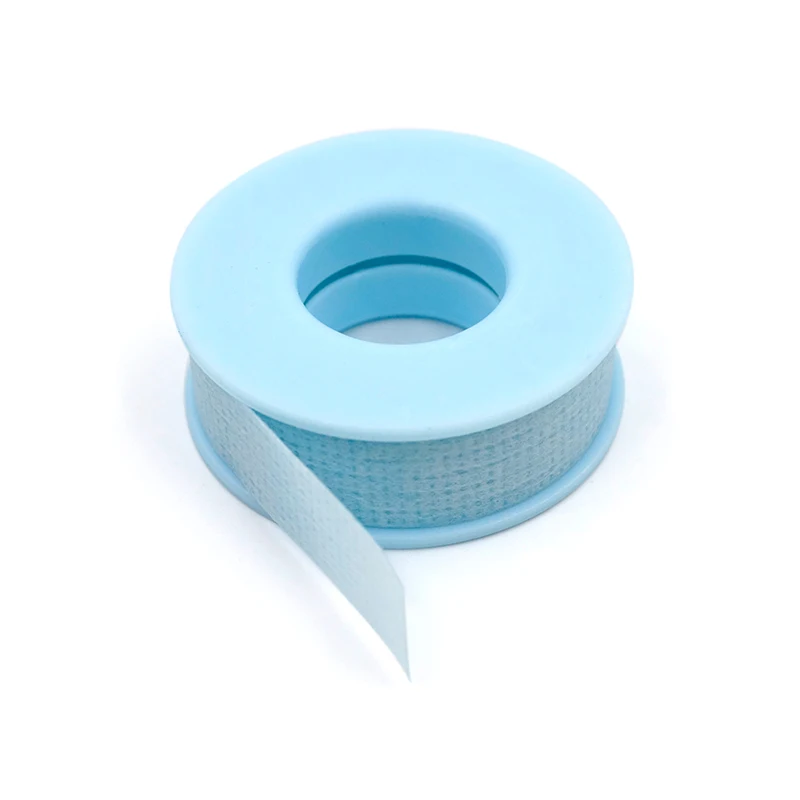 Vlies-Wimpernband aus Silikongel, atmungsaktiv, empfindlich, beständig, mikroporös, blau/rosa, Augenpolster, Wimpernverlängerungswerkzeuge – Detail 4