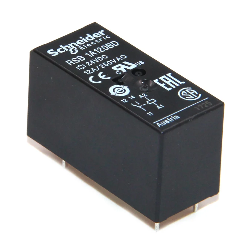 

RSB interface relays for standard applications RSB1A120RD RSB1A120JD RSB1A120BD RSB1A120ED RSB1A120ND RSB1A120FD