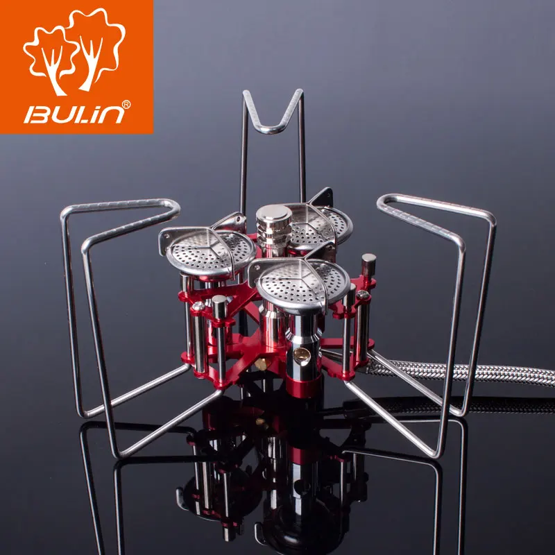 Bulin 5800w Camping Stove Cooking Gas Stove Outdoor Hiking Backpacking Protable Small Stove Lightweight Burner 298g BL100-B6-A