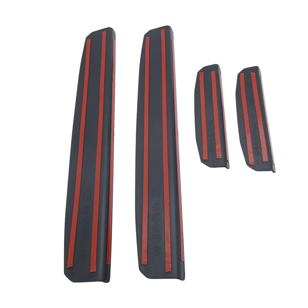 Car Interior Door Sill Entry Guards Protector 2 4-Door Accessories Door Plate Cover Sill For Jeep Wrangler JL 2018 2019